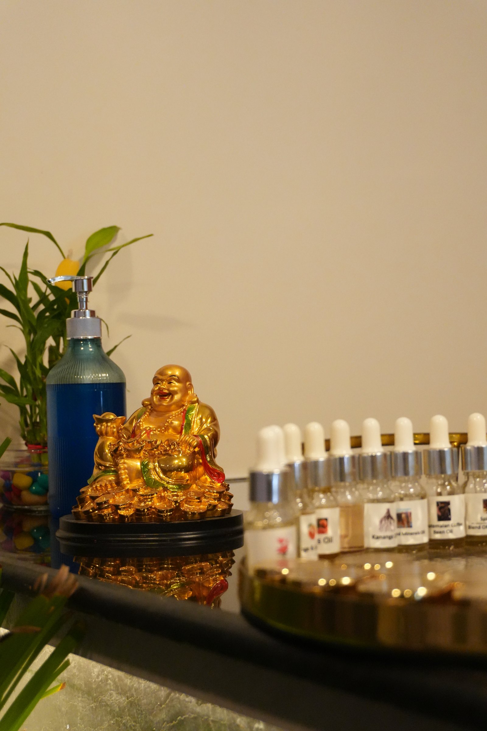 Private Couple Spa Suite at MoonCress Kalyan Nagar with side-by-side therapy setups